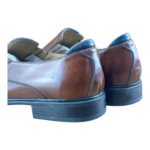 Galizio Torresi Men’s Brown Leather Dress Shoes Oxford Size US 9|42 EU Loafers